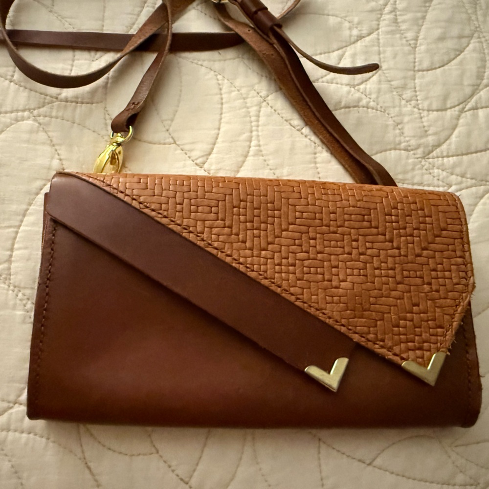Megan Fox Elegant Brown Leather Women's Bag